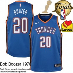 Bob Boozer OKC Thunder 2025 Finals Champions Jersey #20