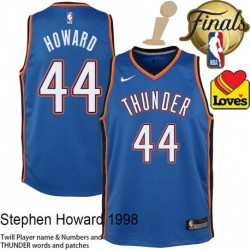 Stephen Howard OKC Thunder 2025 Finals Champions Jersey #44