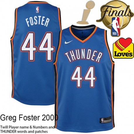 Greg Foster OKC Thunder 2025 Finals Champions Jersey #44