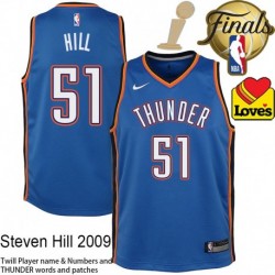 Steven Hill OKC Thunder 2025 Finals Champions Jersey #51