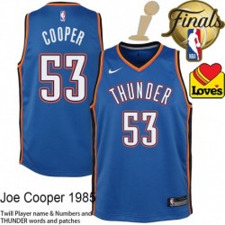 Joe Cooper OKC Thunder 2025 Finals Champions Jersey #53