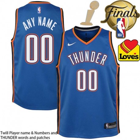 Custom OKC Thunder 2025 Finals Champions Jersey