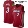 Miami Heat #3 Jerseys: Dwyane Wade / Steve Smith & More