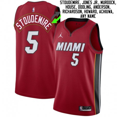 Miami Heat #5 Jerseys: Amar'e Stoudemire / Derrick Jones Jr. & More
