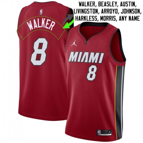 Miami Heat #8 Jerseys: Antoine Walker / Michael Beasley & More