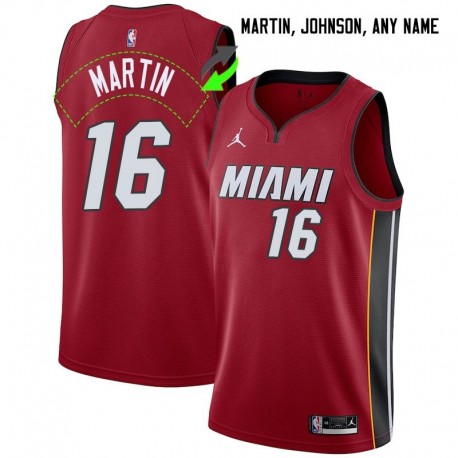 Miami Heat #16 Jerseys: Caleb Martin / James Johnson & More