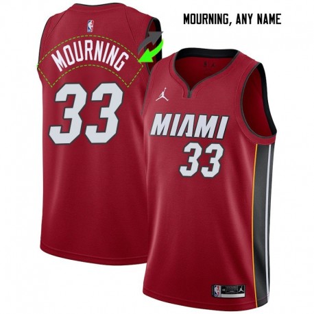 Miami Heat #33 Jerseys: Alonzo Mourning / Alec Kessler & More