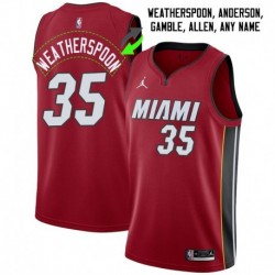 Miami Heat #35 Jerseys: Clarence Weatherspoon / Willie Anderson & More