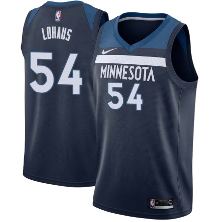 Navy Brad Lohaus Twill Basketball Jersey -Timberwolves #54 Lohaus Twill Jerseys, FREE SHIPPING