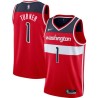 Red Andre Turner Twill Basketball Jersey -Wizards #1 Turner Twill Jerseys, FREE SHIPPING