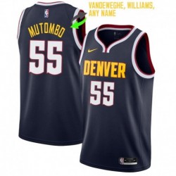 Denver Nuggets #55 Jerseys: Dikembe Mutombo / Kiki Vandeweghe & More