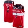 Red Buck Johnson Twill Basketball Jersey -Wizards #2 Johnson Twill Jerseys, FREE SHIPPING