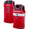 Red Quinton Ross Twill Basketball Jersey -Wizards #3 Ross Twill Jerseys, FREE SHIPPING