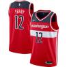 Red Bob Ferry Twill Basketball Jersey -Wizards #12 Ferry Twill Jerseys, FREE SHIPPING