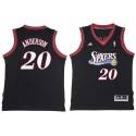 Ron Anderson Twill Basketball Jersey -76ers #20 Anderson Twill Jerseys, FREE SHIPPING