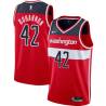 Red Etdrick Bohannon Twill Basketball Jersey -Wizards #42 Bohannon Twill Jerseys, FREE SHIPPING