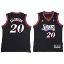 Lou Amundson Twill Basketball Jersey -76ers #20 Amundson Twill Jerseys, FREE SHIPPING