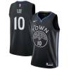 Black David Lee Twill Basketball Jersey -Warriors #10 Lee Twill Jerseys, FREE SHIPPING