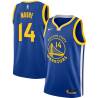 Blue Jackie Moore Twill Basketball Jersey -Warriors #14 Moore Twill Jerseys, FREE SHIPPING