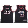 Black Throwback Andrew Toney Twill Basketball Jersey -76ers #22 Toney Twill Jerseys, FREE SHIPPING