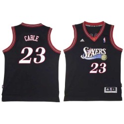 Black Throwback Barney Cable Twill Basketball Jersey -76ers #23 Cable Twill Jerseys, FREE SHIPPING