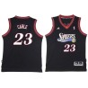 Black Throwback Barney Cable Twill Basketball Jersey -76ers #23 Cable Twill Jerseys, FREE SHIPPING