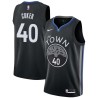 Black John Coker Twill Basketball Jersey -Warriors #40 Coker Twill Jerseys, FREE SHIPPING