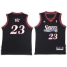 Black Throwback Steve Mix Twill Basketball Jersey -76ers #23 Mix Twill Jerseys, FREE SHIPPING