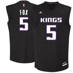 Sacramento #5 De'Aaron Fox 2017 Draft Twill Basketball Jersey, Fox Kings Twill Jersey
