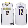 White Chuck Gardner Nuggets #12 Twill Basketball Jersey