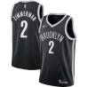 Black Derrick Zimmerman Nets #2 Twill Basketball Jersey FREE SHIPPING