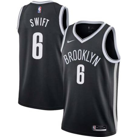 Black Stromile Swift Nets #6 Twill Basketball Jersey FREE SHIPPING