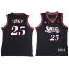 Black Throwback Rodney Carney Twill Basketball Jersey -76ers #25 Carney Twill Jerseys, FREE SHIPPING