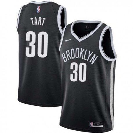 Black Levern Tart Nets #30 Twill Basketball Jersey FREE SHIPPING