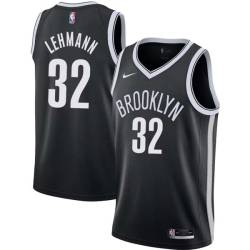 Black George Lehmann Nets #32 Twill Basketball Jersey FREE SHIPPING