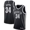 Black Winford Boynes Nets #34 Twill Basketball Jersey FREE SHIPPING