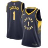 Navy Stephen Jackson Pacers #1 Twill Basketball Jersey FREE SHIPPING