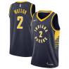 Navy Earl Watson Pacers #2 Twill Basketball Jersey FREE SHIPPING