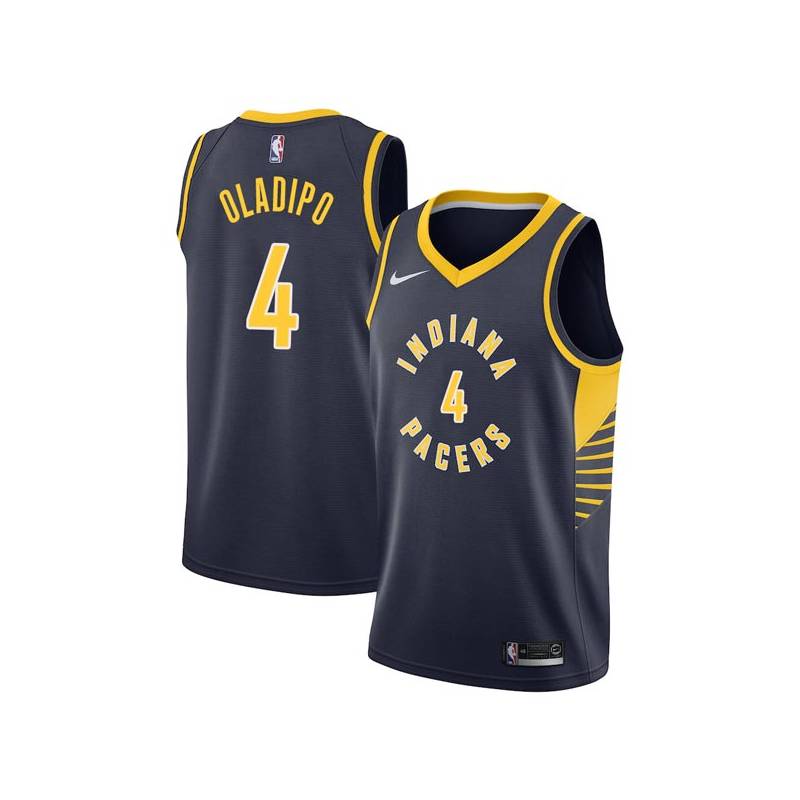 Navy Victor Oladipo Pacers #4 Twill Basketball Jersey FREE SHIPPING