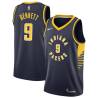 Navy Mel Bennett Pacers #9 Twill Basketball Jersey FREE SHIPPING