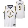 White Mel Bennett Pacers #9 Twill Basketball Jersey FREE SHIPPING