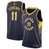 Navy Detlef Schrempf Pacers #11 Twill Basketball Jersey FREE SHIPPING