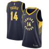 Navy Gerald Paddio Pacers #14 Twill Basketball Jersey FREE SHIPPING