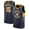 Navy Jerry Harkness Pacers #15 Twill Basketball Jersey FREE SHIPPING