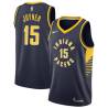 Navy Butch Joyner Pacers #15 Twill Basketball Jersey FREE SHIPPING