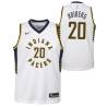 White Fred Hoiberg Pacers #20 Twill Basketball Jersey FREE SHIPPING