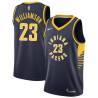 Navy John Williamson Pacers #23 Twill Basketball Jersey FREE SHIPPING