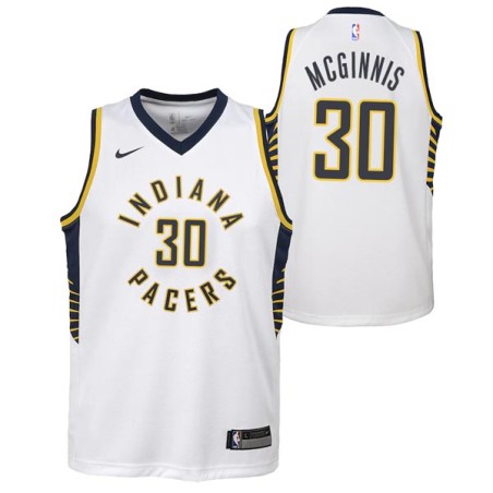 White George McGinnis Pacers #30 Twill Basketball Jersey FREE SHIPPING