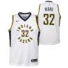 White Georges Niang Pacers #32 Twill Basketball Jersey FREE SHIPPING