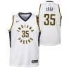 White Charles Edge Pacers #35 Twill Basketball Jersey FREE SHIPPING